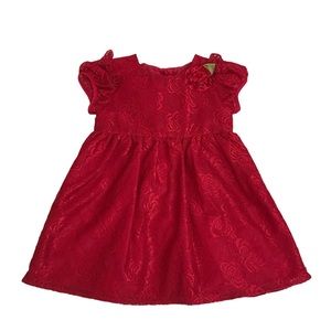Special Occasion Red Dress Size 2T